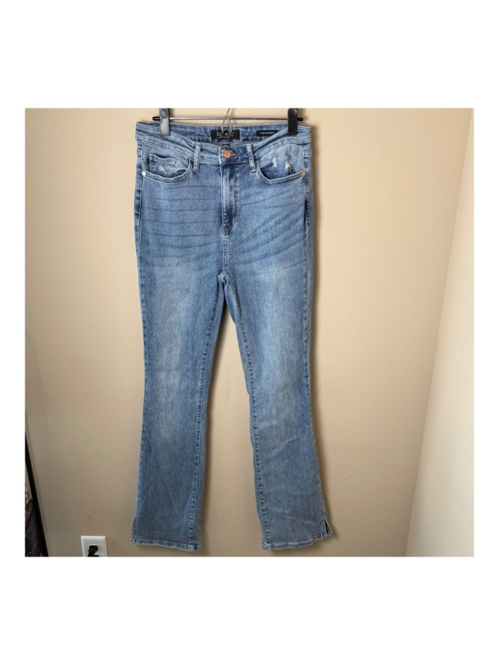 Judy Blue Slim Bootcut Jeans Womens 13/31 Stretch 32" Inseam Blue Denim JB88289